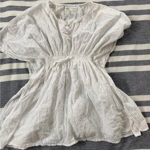Zara Girls White Swimsuit Coverup